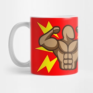 Strong Bodybuilder Man Posing Mug